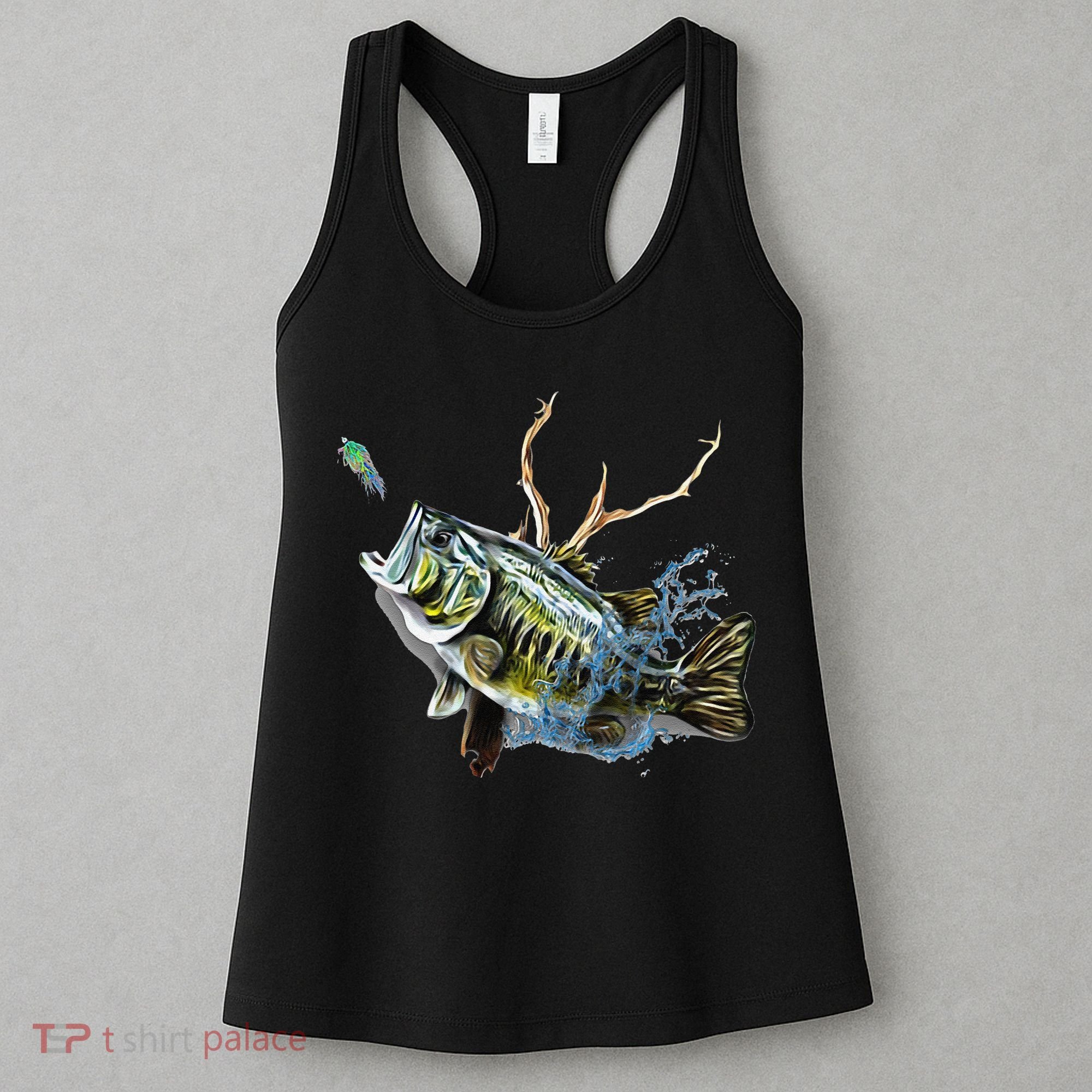 Largemouth Bass Fishing  & Largemouth Bass Women's Tank Top