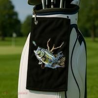 Largemouth Bass Fishing  & Largemouth Bass Golf Towel thumb 2