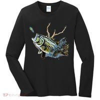 Largemouth Bass Fishing  & Largemouth Bass Women's Long Sleeve Shirt thumb 0