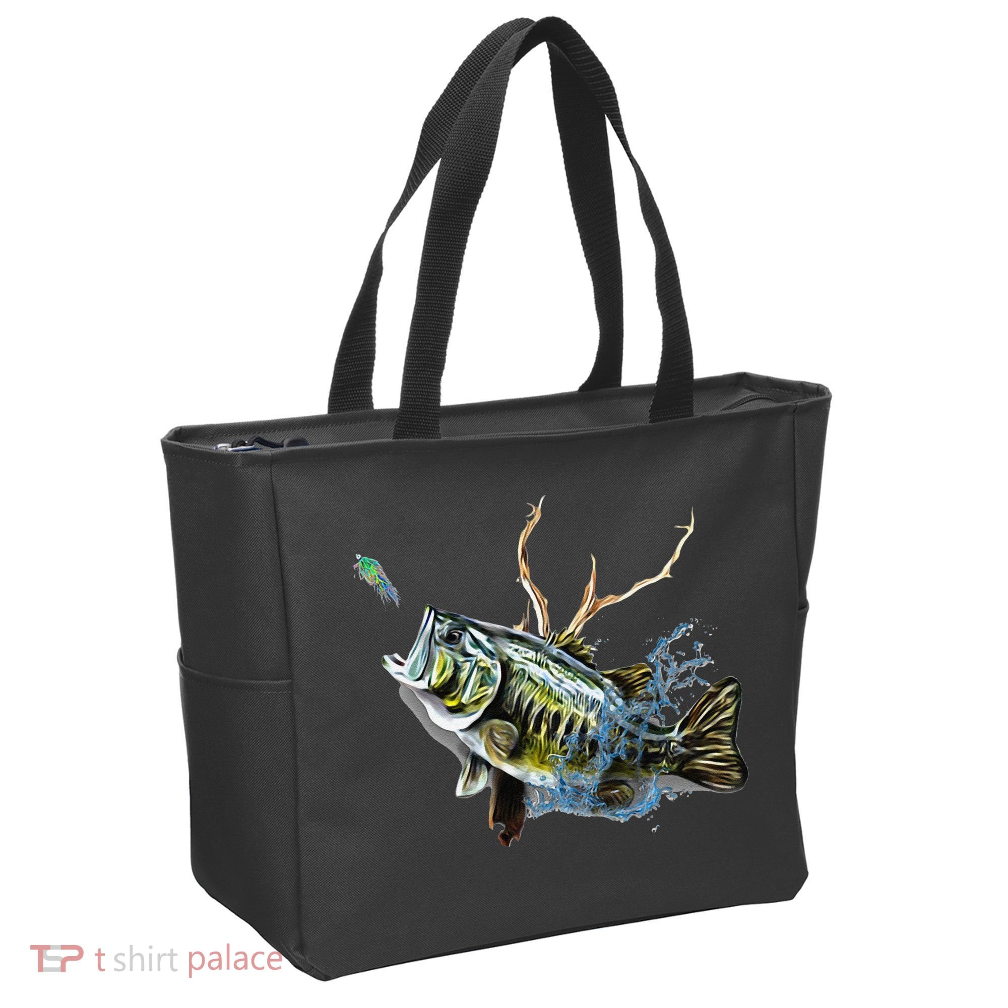 Largemouth Bass Fishing  & Largemouth Bass Tote Bag