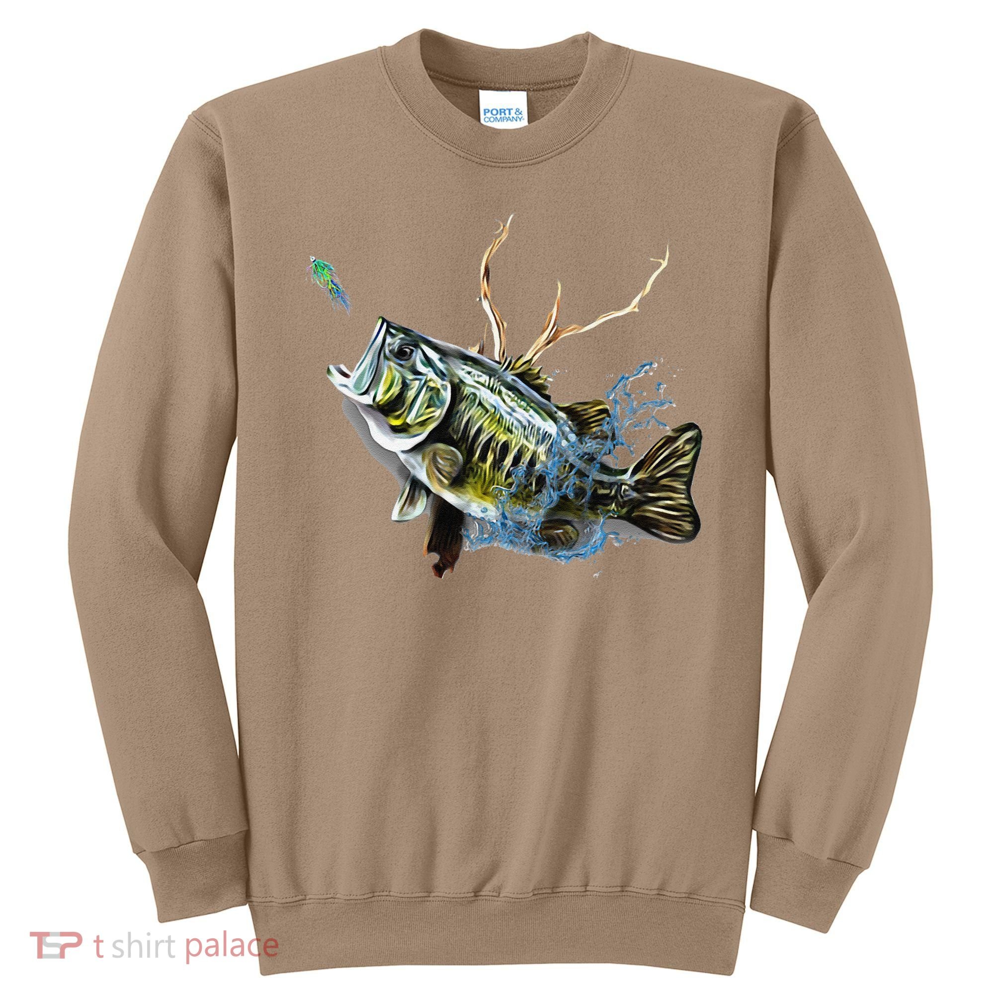 Largemouth Bass Fishing  & Largemouth Bass Sweatshirt