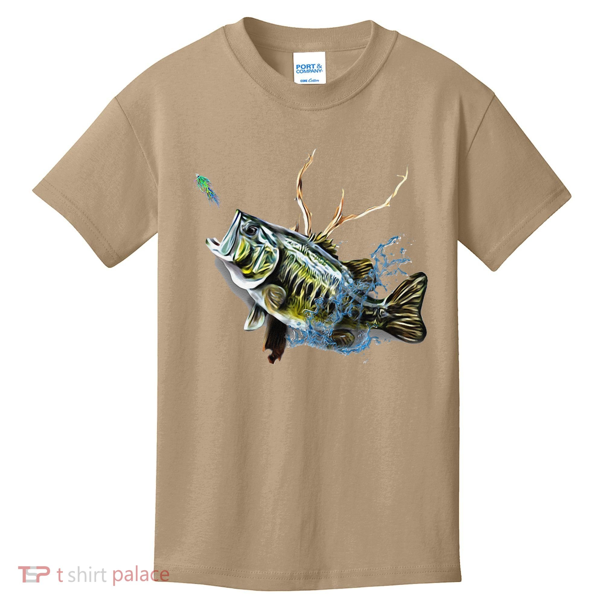 Largemouth Bass Fishing  & Largemouth Bass Kids T-Shirt