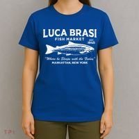 Luca Brasi Fish Market Fishing T-Shirt thumb 4