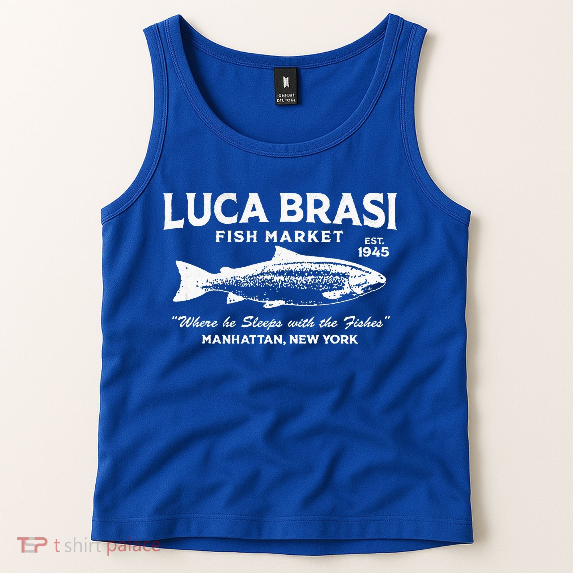 Luca Brasi Fish Market Fishing Tank Top