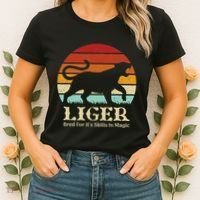 Liger Bred For Ist Skills In Magic Women's T-Shirt thumb 2