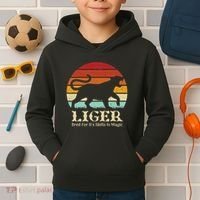 Liger Bred For Ist Skills In Magic Kids Hoodie thumb 2