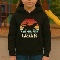 Liger Bred For Ist Skills In Magic Kids Hoodie thumb 3
