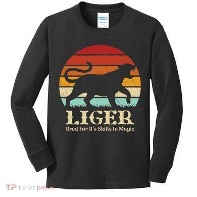Liger Bred For Ist Skills In Magic Kids Long Sleeve Shirt