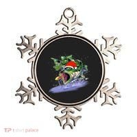 Largemouth Bass Fishing Merry Fishmas Gift Ornament thumb 0