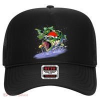 Largemouth Bass Fishing Merry Fishmas Gift Hat thumb 0