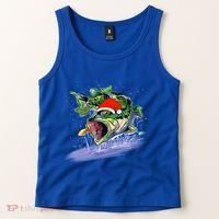 Largemouth Bass Fishing Merry Fishmas Gift Tank Top thumb 2