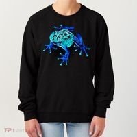 Little Blue Frog With Spots Women's Sweatshirt thumb 0