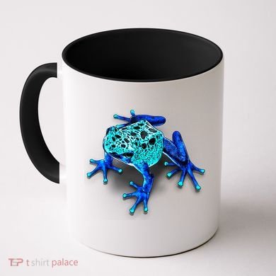 Little Blue Frog With Spots Coffee Mug
