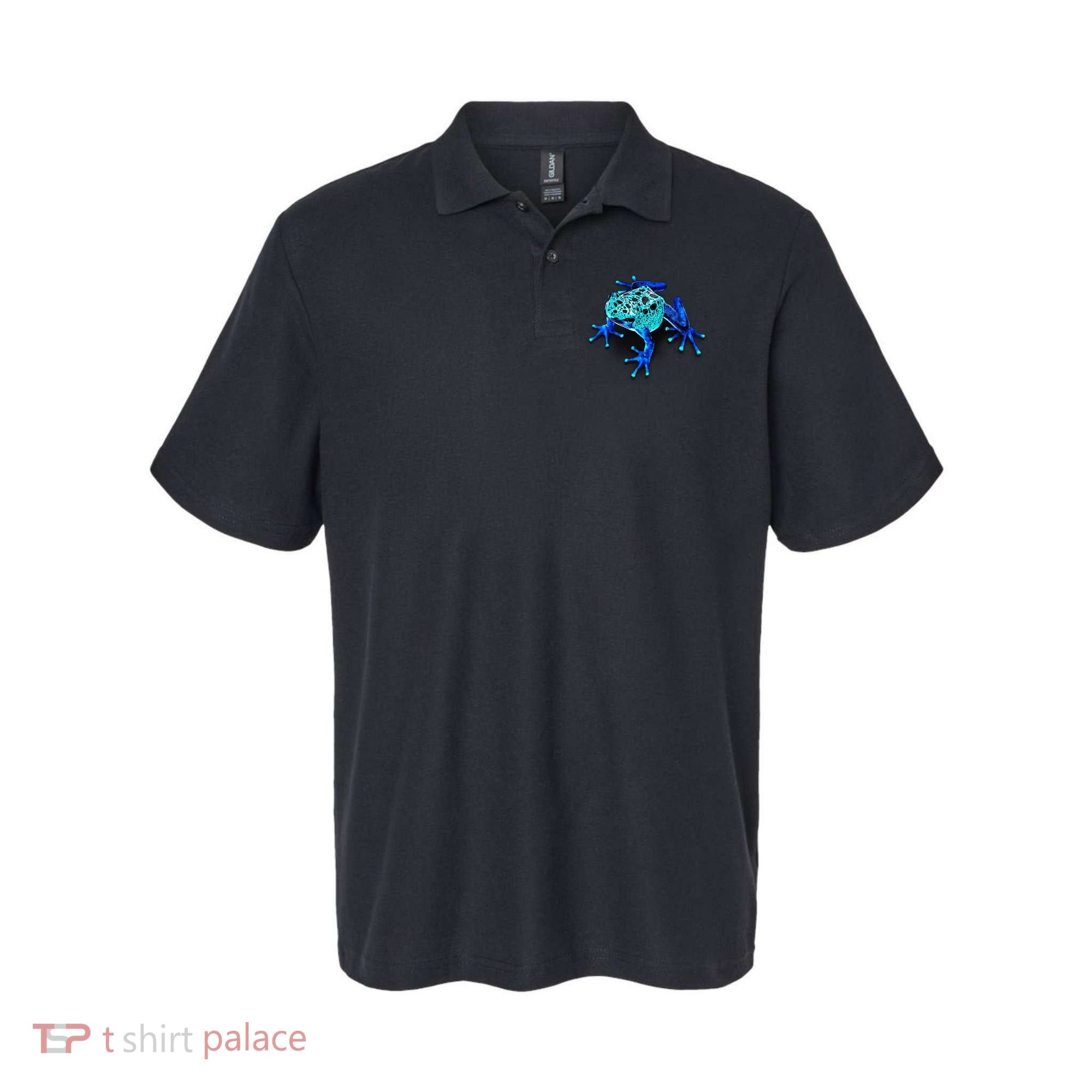 Little Blue Frog With Spots Polo