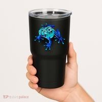 Little Blue Frog With Spots Tumbler thumb 2