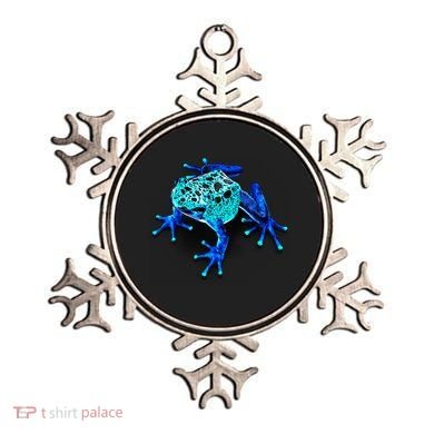 Little Blue Frog With Spots Ornament