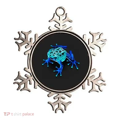 Little Blue Frog With Spots Ornament