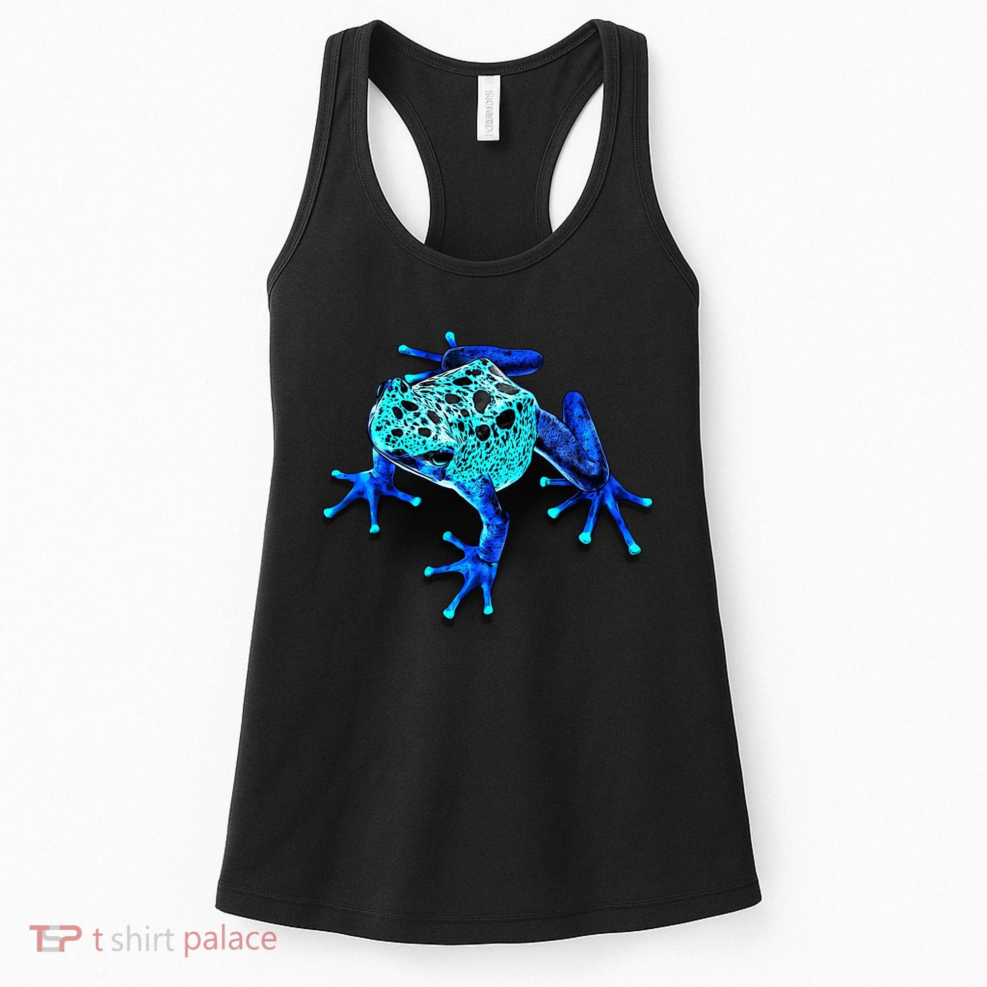 Little Blue Frog With Spots Women's Tank Top