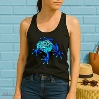 Little Blue Frog With Spots Women's Tank Top thumb 2