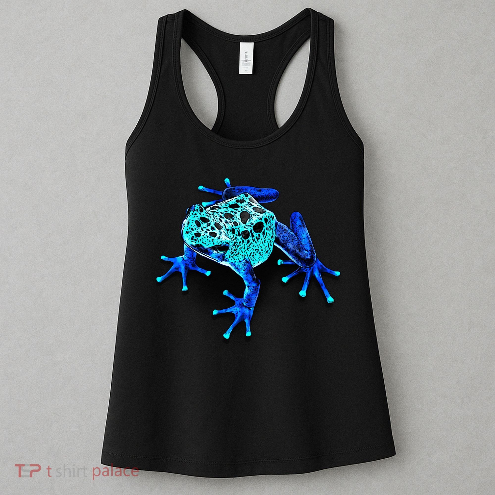 Little Blue Frog With Spots Women's Tank Top