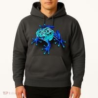 Little Blue Frog With Spots Hoodie thumb 2