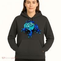 Little Blue Frog With Spots Hoodie thumb 5