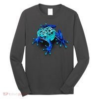 Little Blue Frog With Spots Long Sleeve Shirt thumb 0