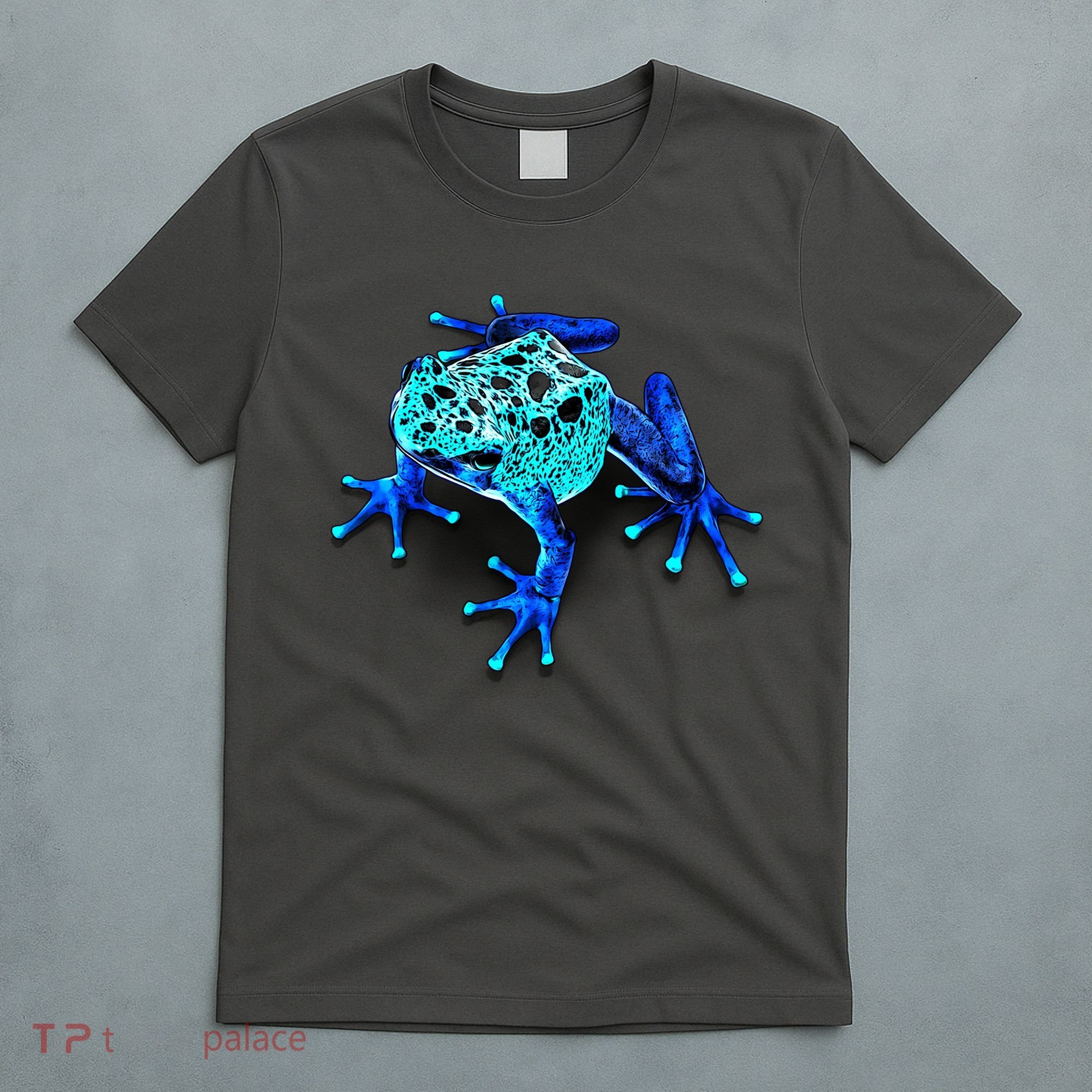 Little Blue Frog With Spots T-Shirt