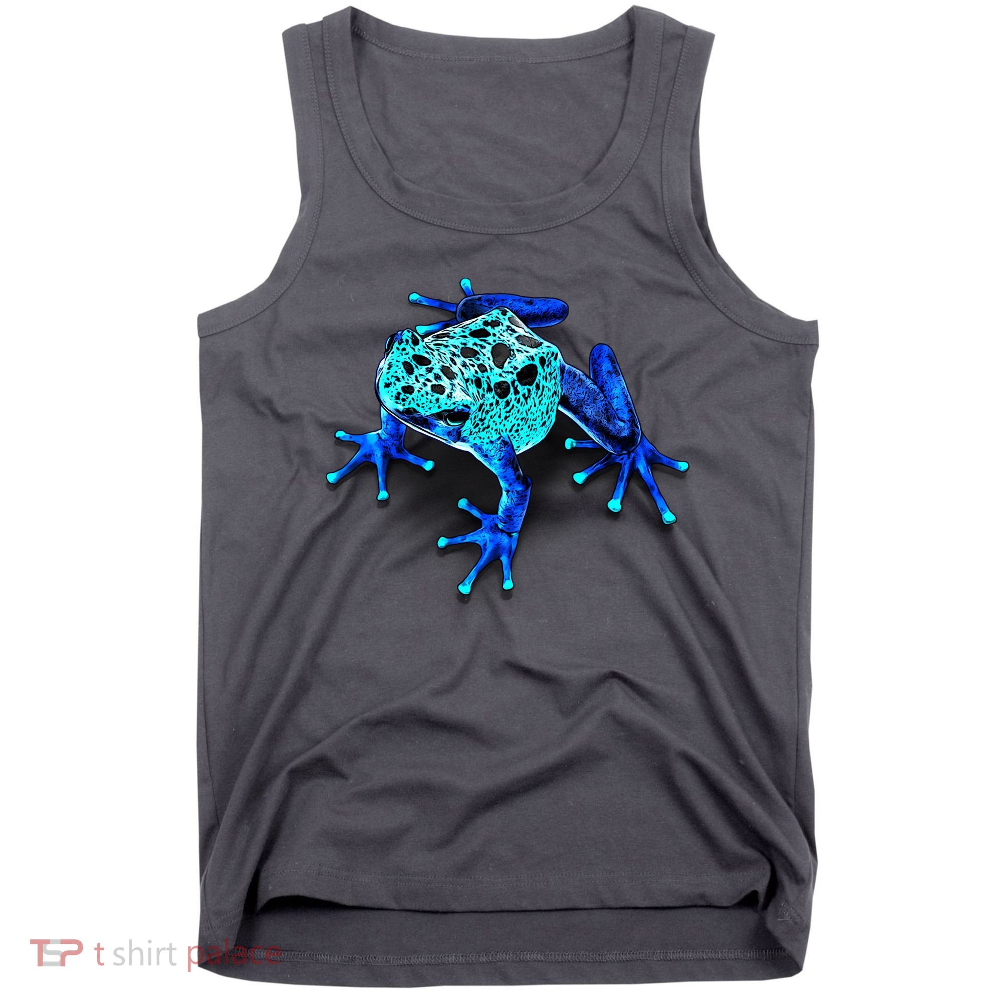 Little Blue Frog With Spots Tank Top