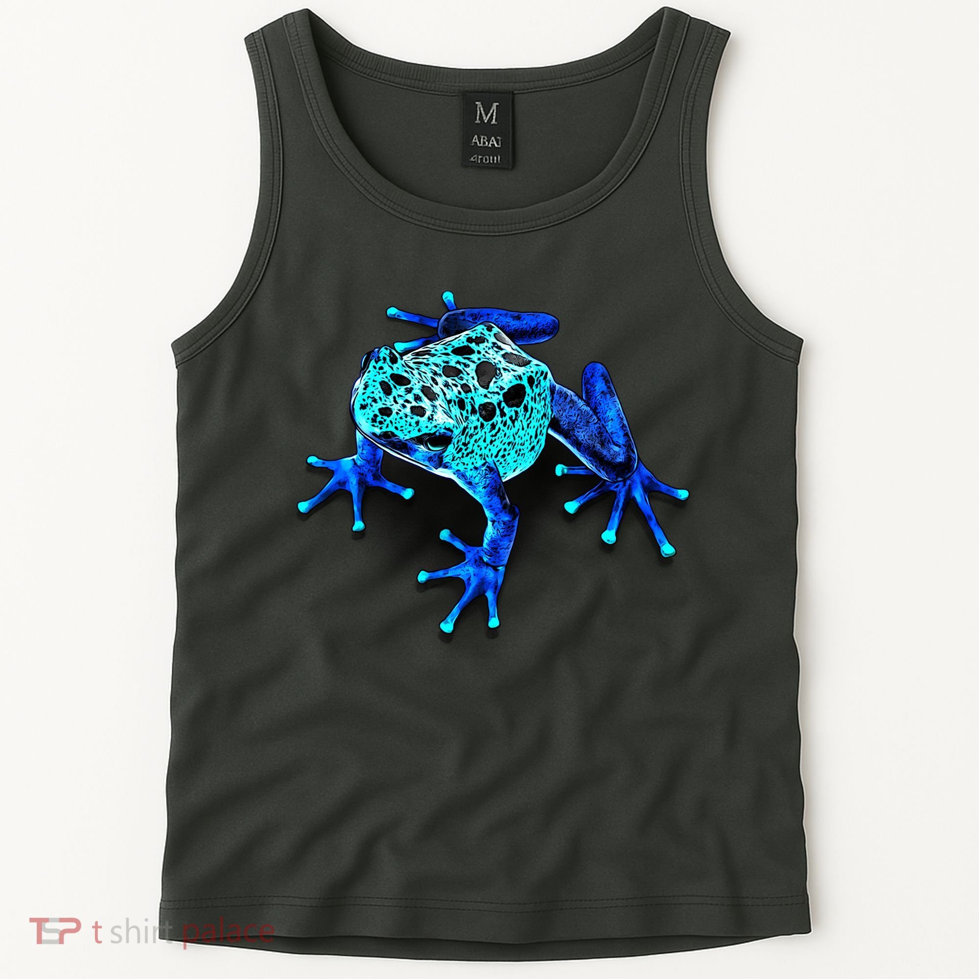 Little Blue Frog With Spots Tank Top