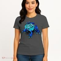 Little Blue Frog With Spots Women's T-Shirt thumb 4