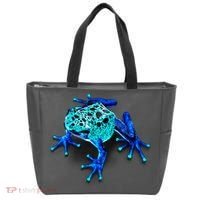 Little Blue Frog With Spots Tote Bag thumb 0