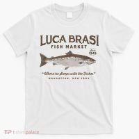 Luca Brasi Fish Market Est 1945 Fishing T-Shirt thumb 0