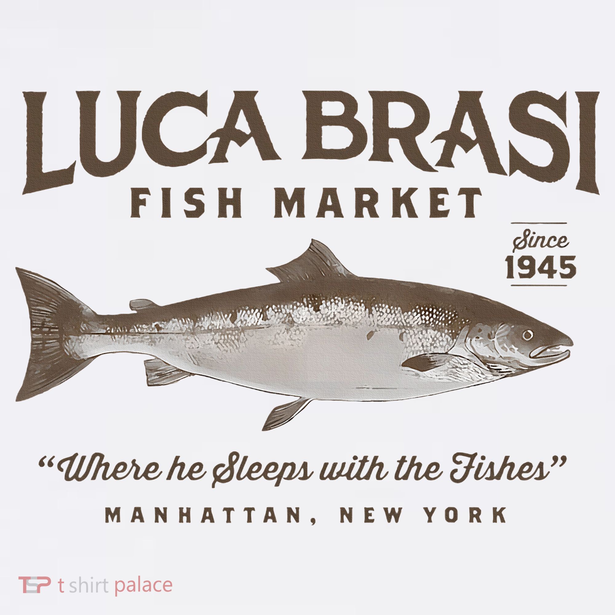 Luca Brasi Fish Market Est 1945 Fishing Women's Tank Top