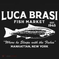 Luca Brasi Fish Market The Godfather Est 1945 Fishing Women's Tank Top thumb 5