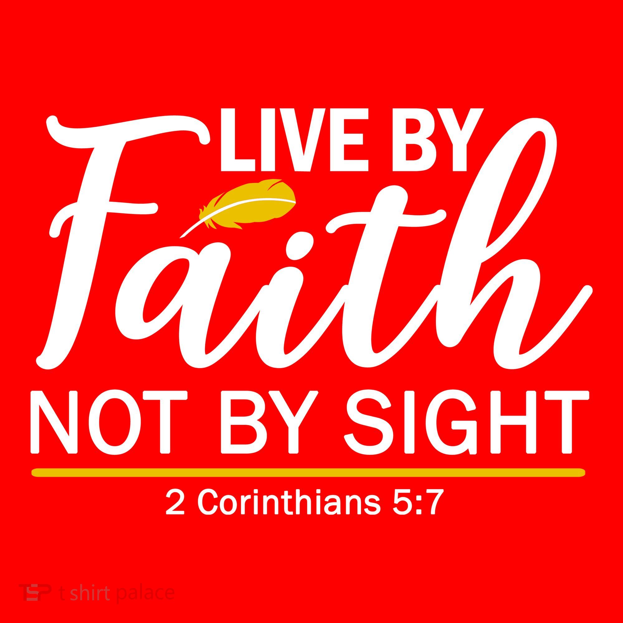 Live By Faith Not By Sight Bible Quote Women's Tank Top