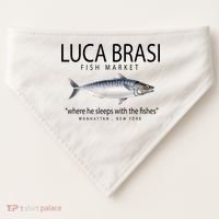 Luca Brasi Fish Market USA-Made Doggie Bandana thumb 0