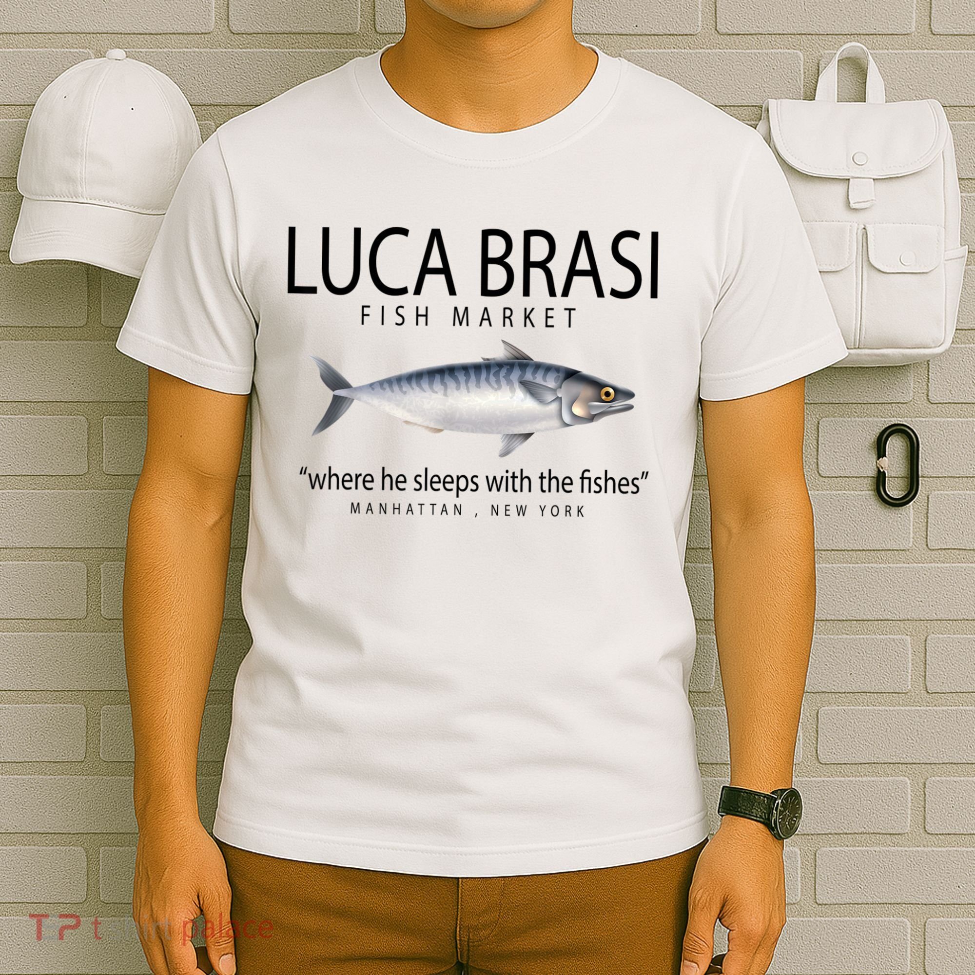 Luca Brasi Fish Market T-Shirt