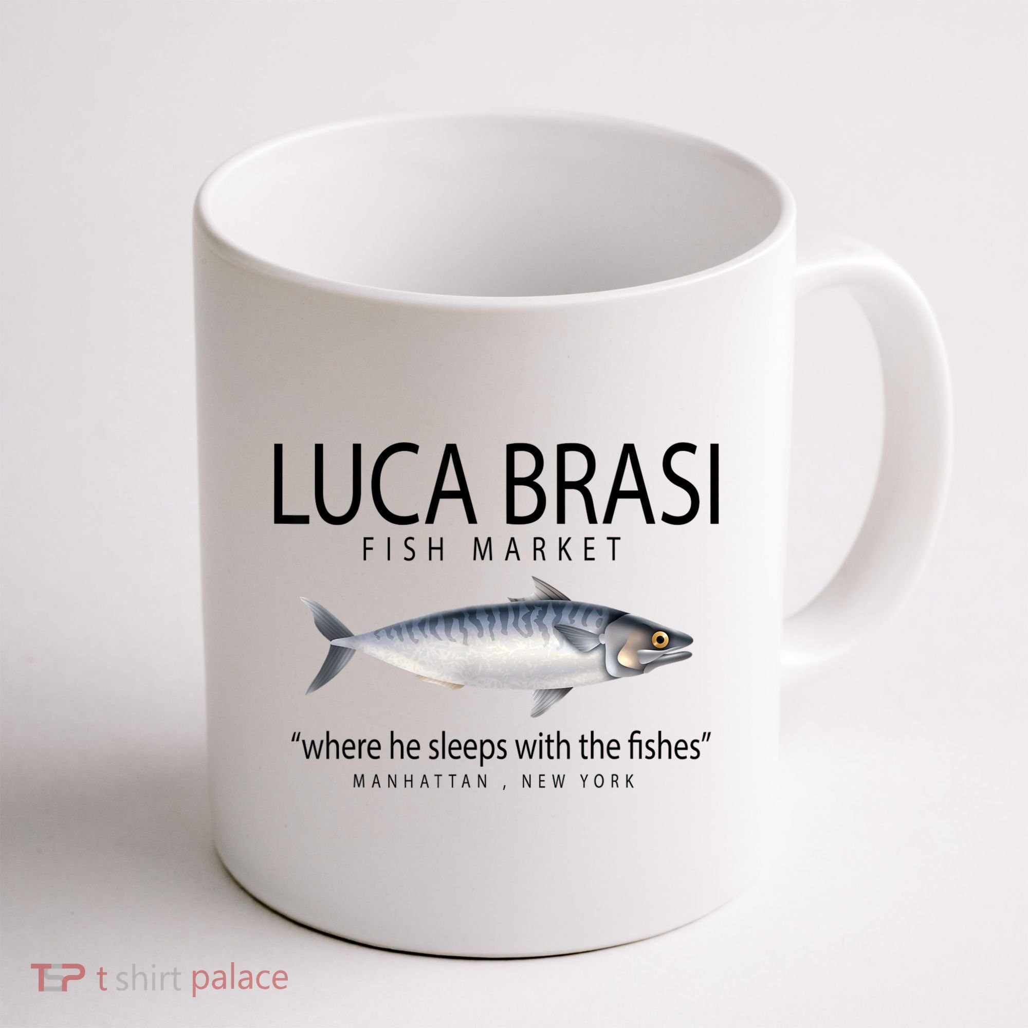 Luca Brasi Fish Market Coffee Mug