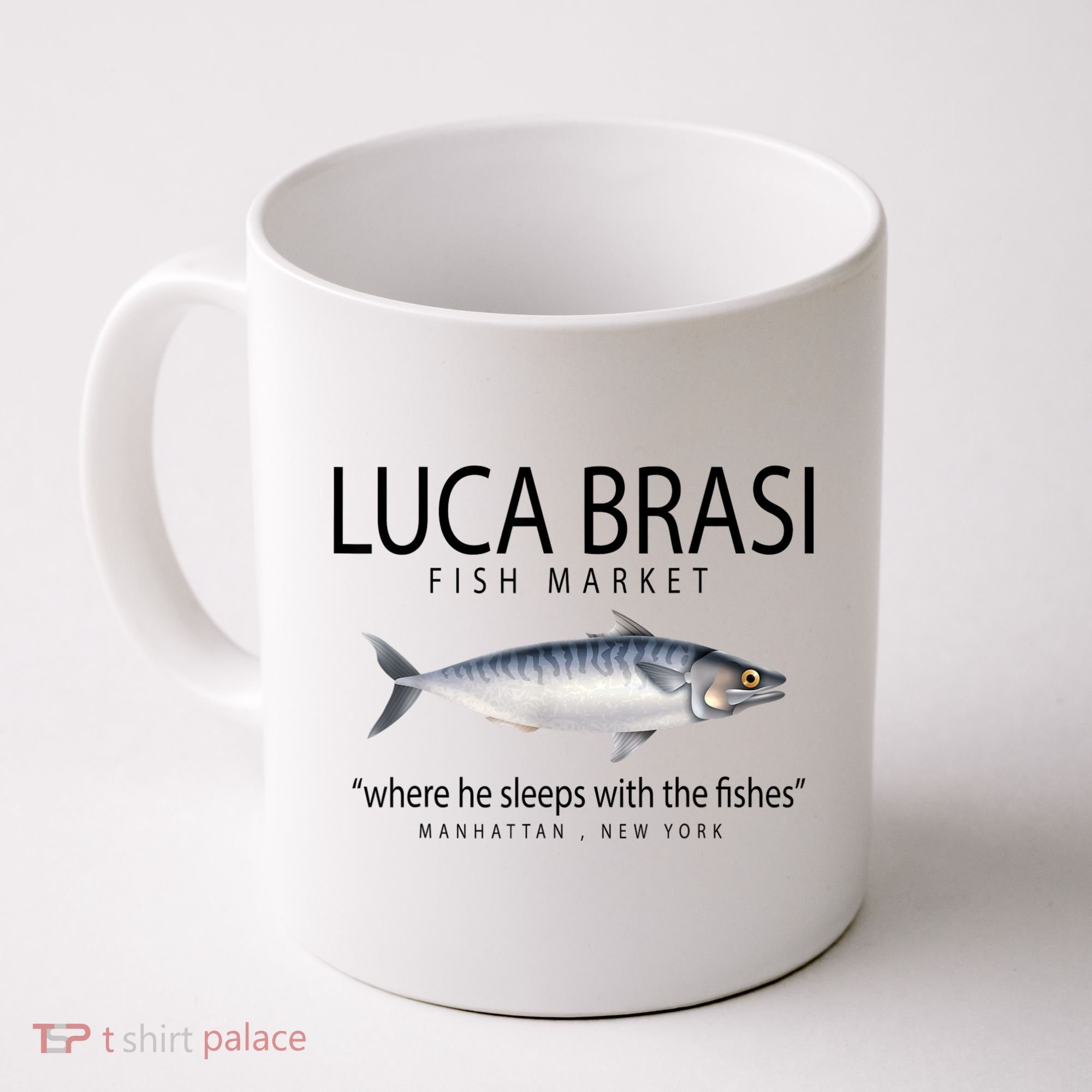 Luca Brasi Fish Market Coffee Mug