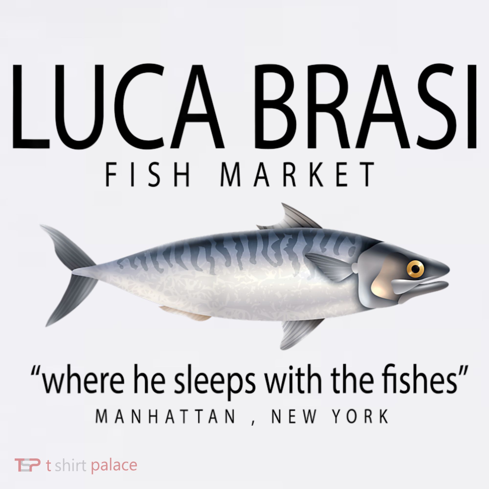 Luca Brasi Fish Market Mousepad