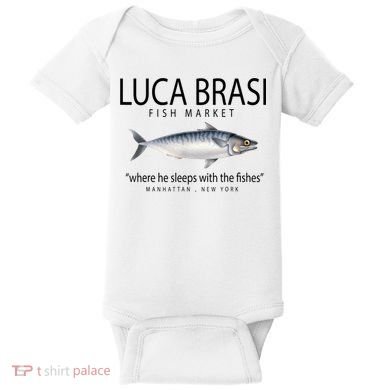 Luca Brasi Fish Market Baby Bodysuit