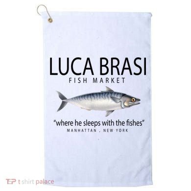 Luca Brasi Fish Market Golf Towel