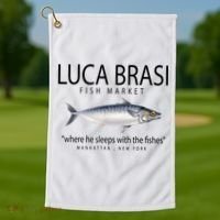 Luca Brasi Fish Market Golf Towel thumb 1
