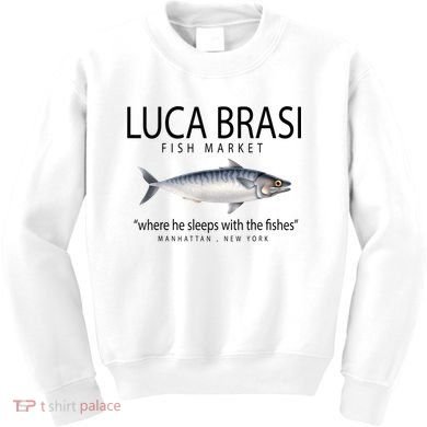 Luca Brasi Fish Market Kids Sweatshirt
