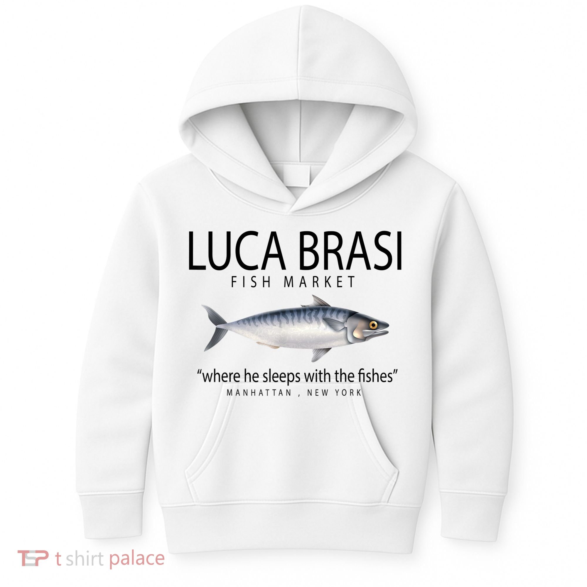 Luca Brasi Fish Market Kids Hoodie
