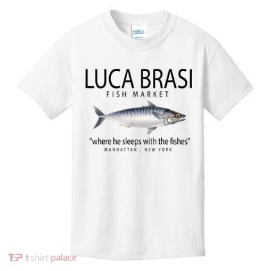 Luca Brasi Fish Market Kids T-Shirt