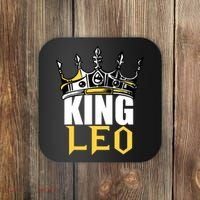 Leo Birthday Gifts King Leo Zodiac Coaster thumb 0