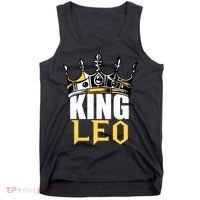 Leo Birthday Gifts King Leo Zodiac Tank Top thumb 0