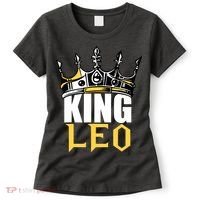 Leo Birthday Gifts King Leo Zodiac Women's T-Shirt thumb 0